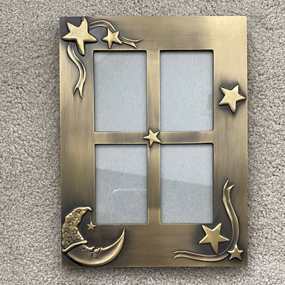 Other - Moon and Stars metal picture frame